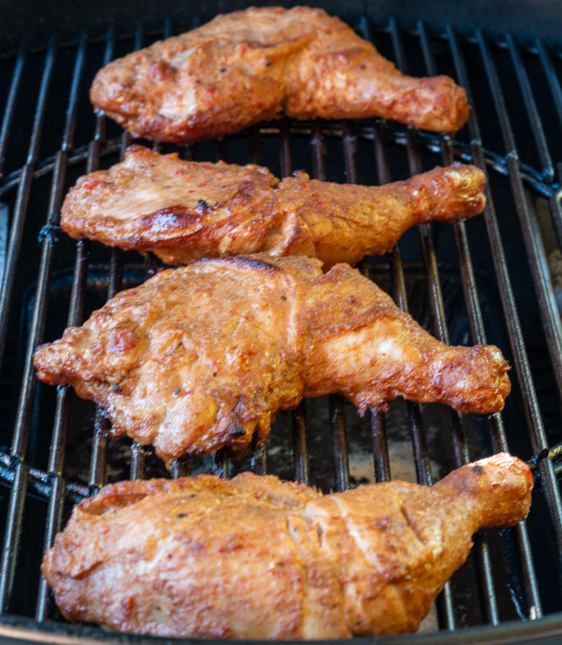 Jerk chicken på grillen